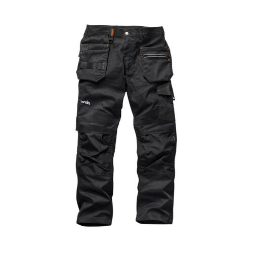 Scruffs (34S, Black) Scruffs Mens Trade Work Trousers