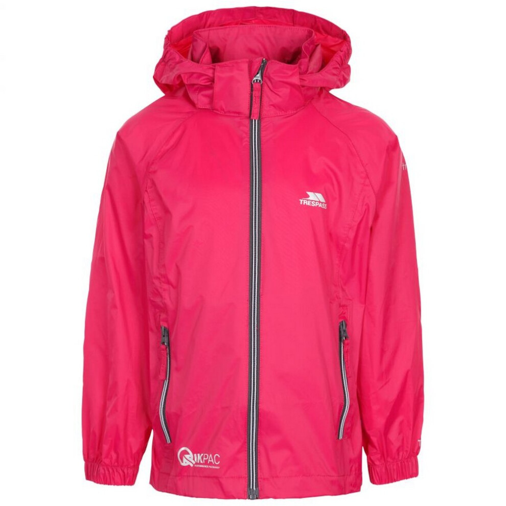 Trespass (7/8 Years, Cassis) Childrens/Kids Qikpac X Unisex Packaway Jacket