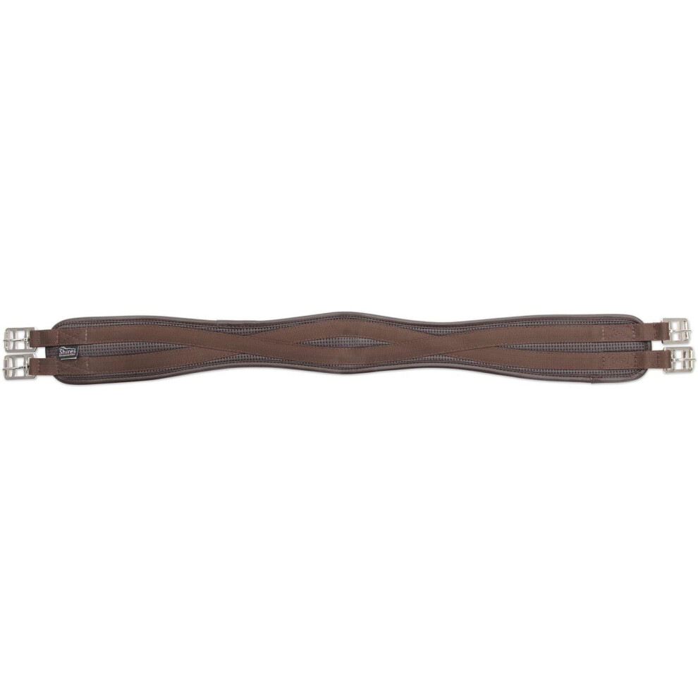 Photos - Equestrianism  Shires Anti-Chafe Horse Girth(44in, Brown)