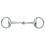 (4in, Silver) Shires Dressage Horse Eggbutt Snaffle Bit 1