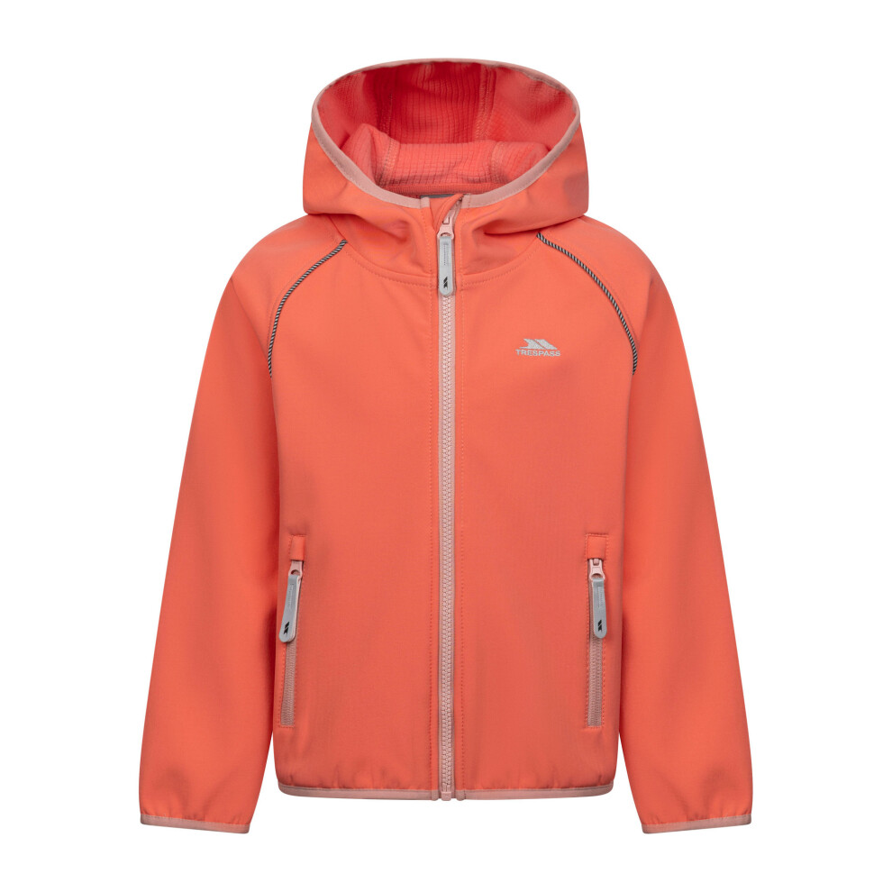Trespass (11-12 Years, Soft Orange) Childrens/Kids Belmoon Soft Shell Jacket