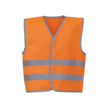 (M, Orange) Yoko Hi-Vis Childrens/Kids Reflective Border Waistcoat (Pack of 2)