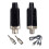 2X Wireless Microphone System UHF Wireless XLR Transmitter and Receiver for Dynamic Microphone, Audio Mixer, PA System 2