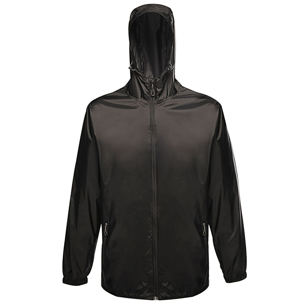 Regatta (M, Black) Pro Mens Packaway Waterproof Breathable Jacket