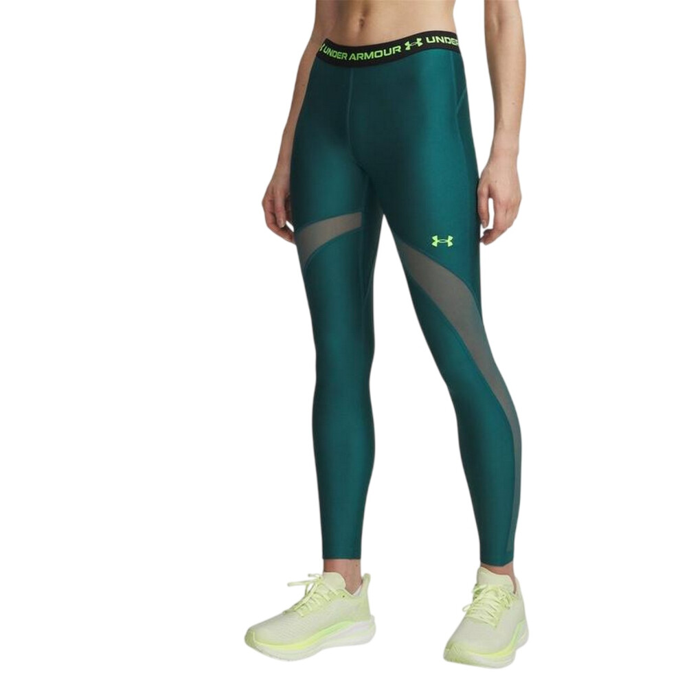 Under Armour (10 Uk, Green/Heather Green) Womens/Ladies Leggings