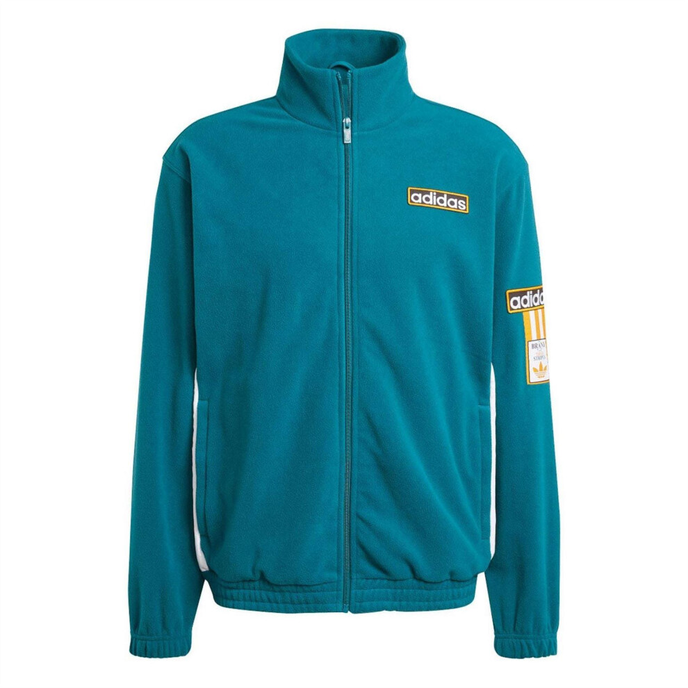 Adidas (Xl, Teal) Mens Adibreak Polar Fleece Track Jacket