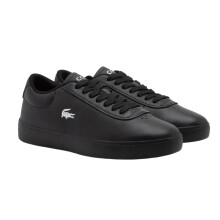 Lacoste Mens Baseshot Evo Crocodile Leather Flat Trainers