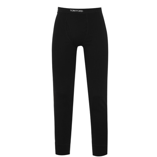 TOM FORD (L, Black) Tom Ford Mens Cotton Blend Long Johns
