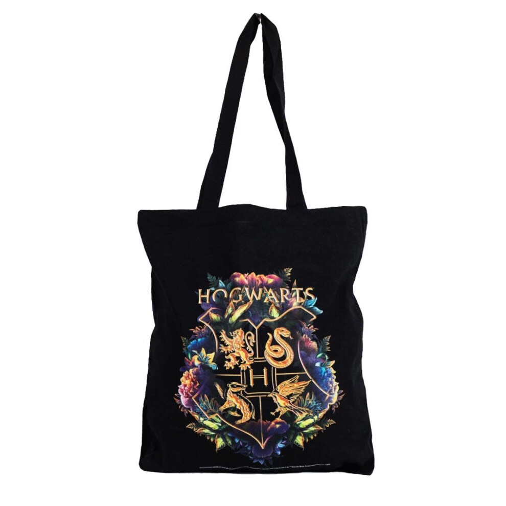 Harry Potter Hogwarts Crest Watercolour Tote Bag