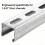 10 Pack Solar End Clamps , Solar Installation for 30mm Panel Frames Solar Mounting Brackets Kit for DIY Roof 9