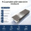 M2 SSD Case NVMe to USB3.1 SSD Enclosure Adapter 10Gbps USB 3.2 Gen2 USB C External Enclosure for PC B 5