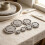 5PCS Pottery Foot Ring Template Set for Consistent Base Centering in DIY Ceramic Pottery Making 4