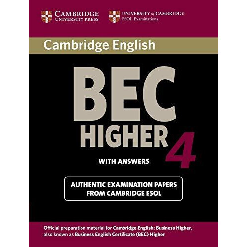 Cambridge BEC 4 Higher with Answers Examination Papers from University