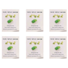 6X Handmade Emotional Support,You'Re Turtley Awesome, Turtle Motivational Gift, Cute Green Turtle Decoration