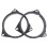 4PCS 6.5 Inch Car Horn Gasket Solid Speaker Washer Adapter Bracket Suitable for    Qashqai 2