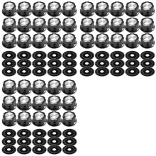45 Sets A03 Potentiometer Regelknoppen en 0-100 Schaalplaten Bakelieten Knop Schaalplaten Digitale Potentiometerset