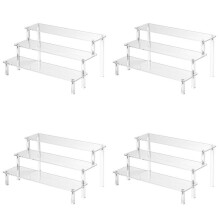 4X Acrylic Lifting Display Stand 3-Layer Perfume Tissue Display Stand Character Model Display Stand Dessert Rack