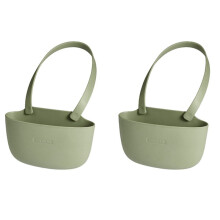 2X Groene Aanrecht Sponzen Zeephouder Badkamer Schotel Afvoer Watermand Opslag Droogrek Accessoires Organisator