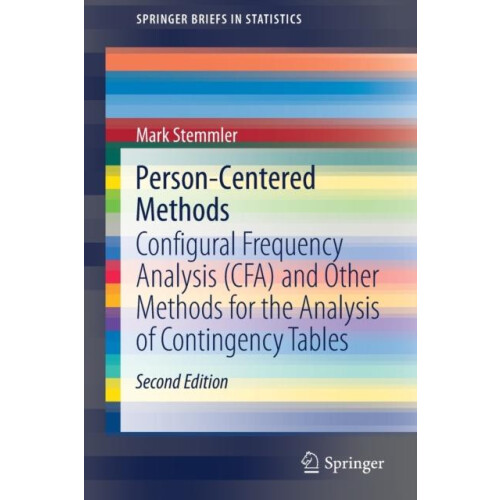 PersonCentered Methods Configural Frequency Analysis CFA and Other Met