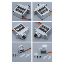 Microservo de Metal Mejorado de 9G para WPL B24 C34 B36 C14 C14K C24 C24K MN D90 MN45, Piezas de Repuesto para Robot de Coche RC.