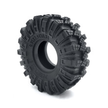 4PCS 62Mm 1.0 Pulgadas NeumáTicos de Rueda NeumáTicos de Goma de Terreno de Barro Suave para 1/24 RC Crawler Car Axial SCX24 Gladiator Bronco Parts