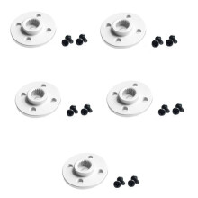 5 Unids/Lote Engranaje de DireccióN de Metal Disco Stent 25T Brazo Servo Tipo Redondo para MG995 MG996R RC Robot Coche