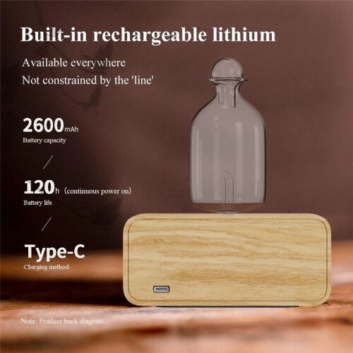 Oil Diffuser Waterless Operated Aromatherapy Diffuser for Home Office Wood and Glass Aroma Diffuser Scent Machine 2