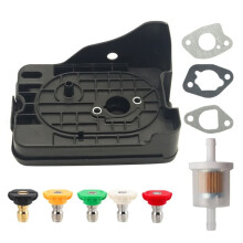 099981133080 Air Filter Cover Assembly with 5pcs Pressure Washer Nozzle Tips for RY802900 2900PSI Pressure Washer