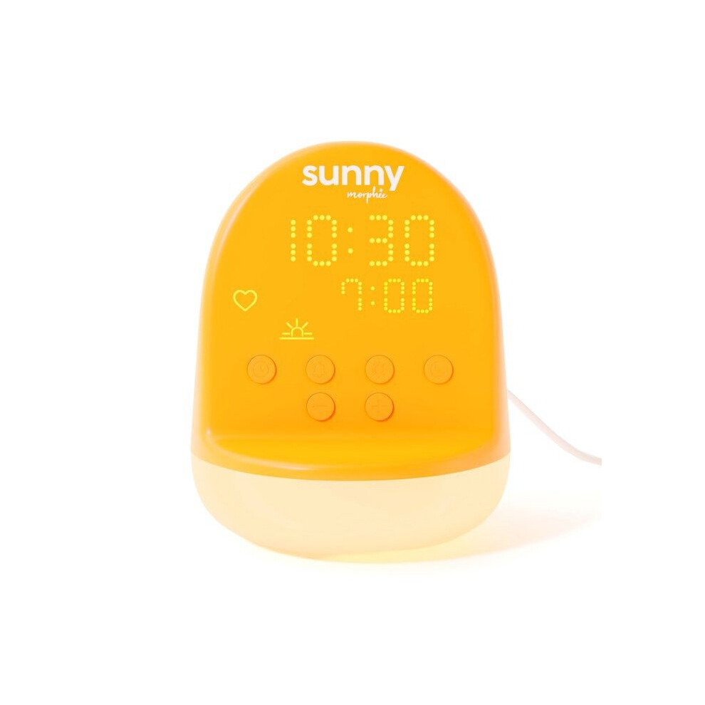 Morphy Children's Alarm Clock - Morphée - Sunny - 365 Audio Discoveries - Educational Night Light - Yellow 3770040227022 - Image 2