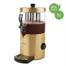 Schokoladengetränke-Spender - H.KOENIG - SHK804 - 1200 W - 3L - Gold