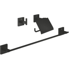 3-in-1 Zubehörset - GROHE - 411242430 - Matt Schwarz - Metall - Dusche