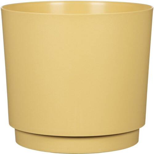 Blumentopf - Kunststoff - Gelb - Rund - Ø29cm - DEROMA