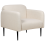 Beliani Armchair STOUBY Linen Light Beige 1