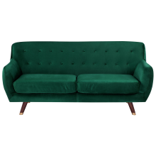 Sofa 3 Seater BODO Velvet Emerald Green