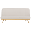 Beliani Sofa Bed 2 Seater KALFAFEL Fabric Beige 1