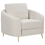 Beliani Armchair TROSA Fabric Light Beige 1