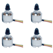 4X 2212 920Kv Sans Brosse Moteur CW pour F330 F450 F550 Kit de Cadre de Quadrirotor Multicoptère pour FPV Partie de Course, Noir + Argent