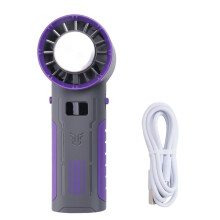 Portable Handheld Fan Outdoor Semiconductor Refrigeration Air Cooler Fan 2000mAh Battery Rechargeable Cold Fan,A