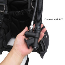 3X Plongée Sous-Marine BCD Tuyau Basse Pression Régulateur de Plongée Sous-Marine pour Régulateur de Respiration de Jauge 1St Stage, 65Cm-26 Pouce