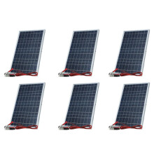 6X 12V Zonnepaneelkit Compleet 10W Vermogen Draagbare Buiten Oplaadbare Zonnecelgenerator voor Thuis