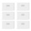 Rechargeable LED Intelligent Sensor Night Light Motion Sensor Wall Light for Bedroom Corridor Cabinet Lighting 6Pcs 1