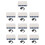 10X 5 Port Data ,Network Hub,Desktop Ethernet Splitter,Plug &  Shielded  Fanless Quiet 2