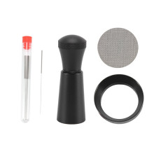 WDT Tools Espresso Puck Screen - Entonnoir Doseur de 54 mm et Aiguilles en Acier Inoxydable Outil de Distribution D'Agitateur à Café