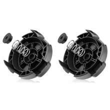 2X DWO1DT995 Bouchon et Ressort de Rechange pour Tête de Coupe-Bordures pour Quickfeed, Pièces DCST922P1 DCST922B