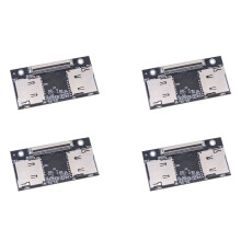 4X TF-Adapterkarte, Dual-TF-Karte auf CE-Anti-Interferenz-Verbindungskarte, Geeignet für Computer und Spielekonsolen