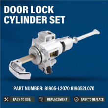 Door Lock Cylinder Set (with 2 Keys) 81905-L2070 819052L070 for  K5 2021-2024 DL3