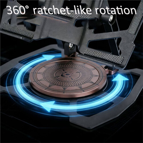 Foldable Metal Tablet Stand with Decompression Tatchet Effect Suitable for Live Streaming Work and Gaming