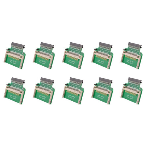 10X Cf Merory Card Compact Flash to 50Pin 1.8 Inch Ide Hard Drive Ssd Adapter