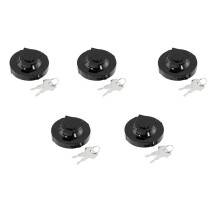 5X Excavator Fuel Tank Cap with 10 Keys for Takeuchi Excavator Track Loader Excavator Accessories 15521-00500