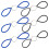 6PCS Clay Cutters Wire Steel Wire Clay Cutter Pottery Tools Cut Off Tools with Rubber Handle for Clay 2
